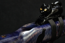 Boxelder Burl Native American Flute, Minor, Low F-4, #F79D